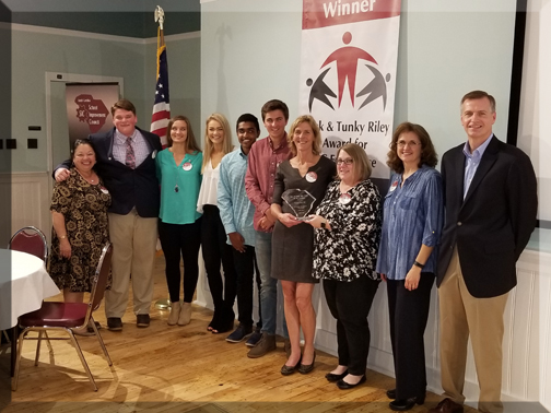 Walhalla High School Improvement Council accepts award