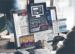 news and media graphic